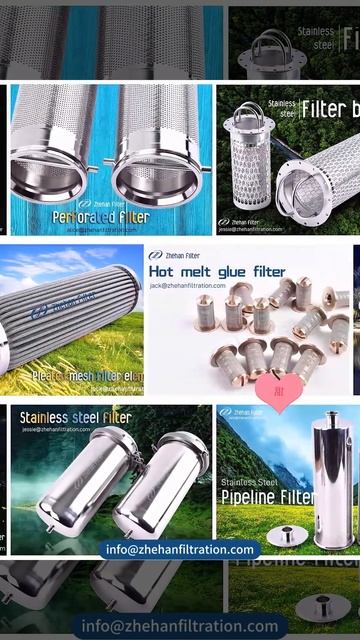 Stainless steel filter tube ,stainless steel perforated mesh filter cartridge,edge filter bucket смотреть онлайн