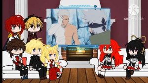 реакция персонажей DxD на Наруто как отец куны А Саске как дядя 2/5 часть