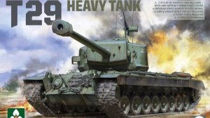 Распаковка Takom 1/35 2143 T-29 Heavy Tank