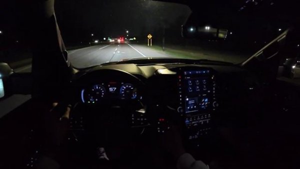 НОЧНОЙ ТЕСТ ДРАЙВ 2025 Ram 1500 RHO - POV Night Drive