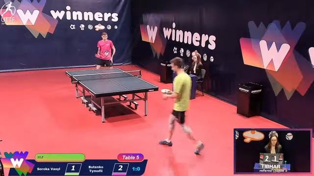 WINners League 01.11.2021 Soroka V. - Butenko T. 15:15 смотреть онлайн