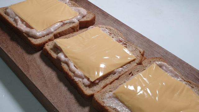 치즈 명란 마요 토스트 / 바삭하고 단짠 단짠한 치즈 명란 마요 토스트