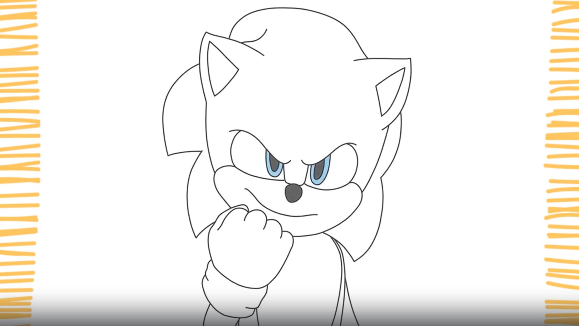 Как нарисовать милого СОНИКА смотреть онлайн