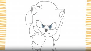 Как нарисовать милого СОНИКА