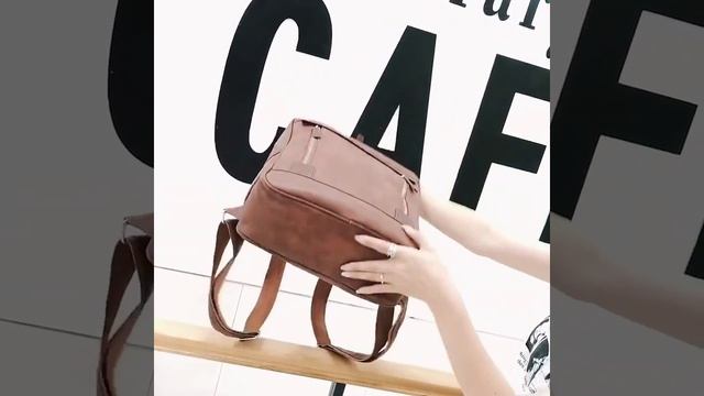 AKENA PU LEATHER BACKPACKS SPORTS BAG BUSINESS BAG BP0102 смотреть онлайн