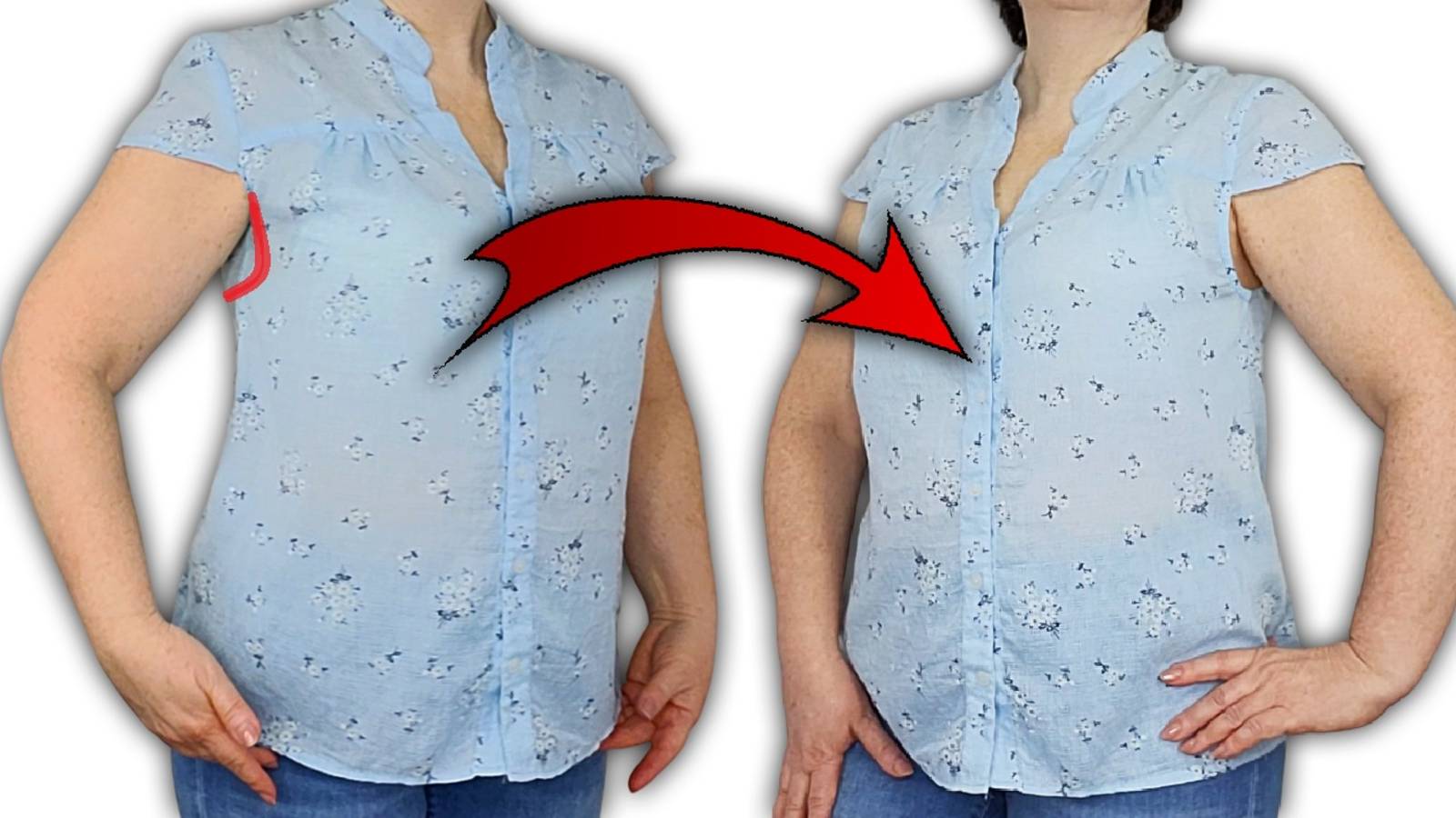 Как исправить слишком узкую рубашку под мышками – простой швейный лайфхак смотреть онлайн