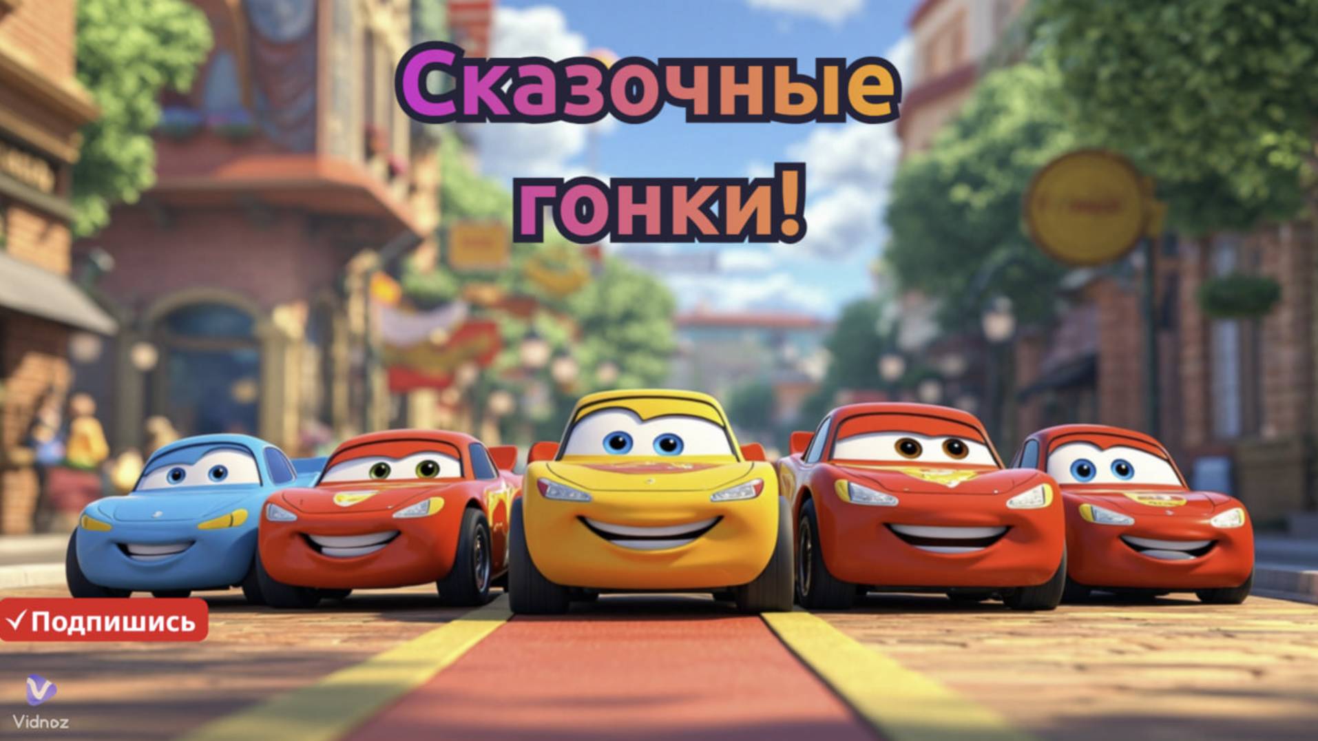 "Весёлые гонки машинок в детской комнате! 🚗💨" смотреть онлайн