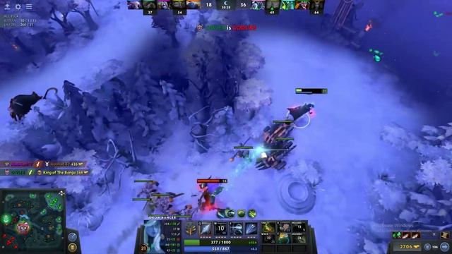 It's hard to kill me! Dota 2 Drow Ranger Gameplay смотреть онлайн