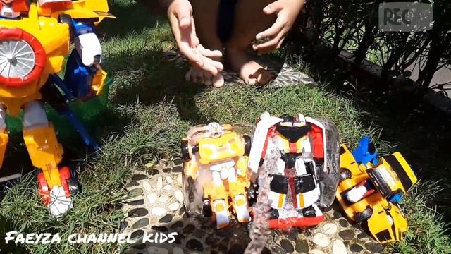 (Frozen Tobot X & V ) Tobot Mini Tritan, Tobot Titan Badai смотреть онлайн