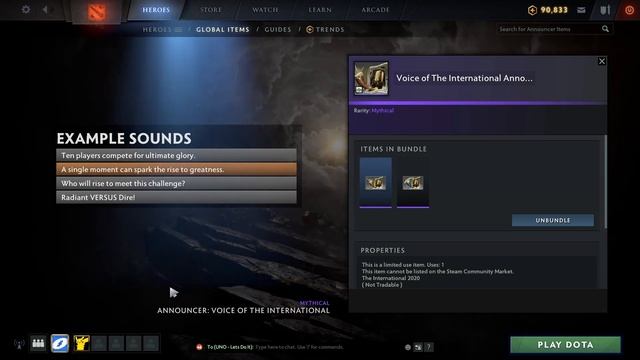 Dota 2 - Voice of The International Announcer Pack | Preview | TI 10 Battlepass 2020 смотреть онлайн