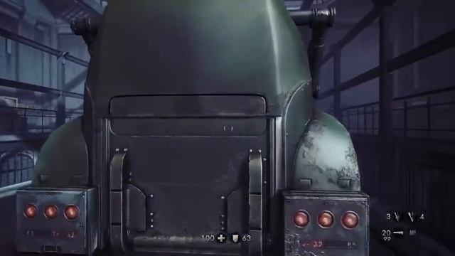 Wolfenstein: The New Order using freecam to find hidden room смотреть онлайн