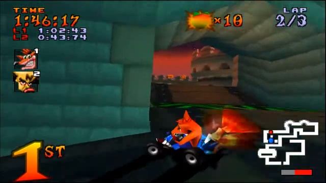 Crash vs cortex CTR Full HD смотреть онлайн