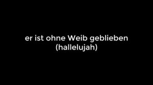 Rammstein - Hallelujah (Lyrics)