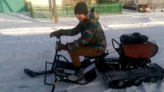 Снегоход из старого м/б " Луч" смотреть онлайн