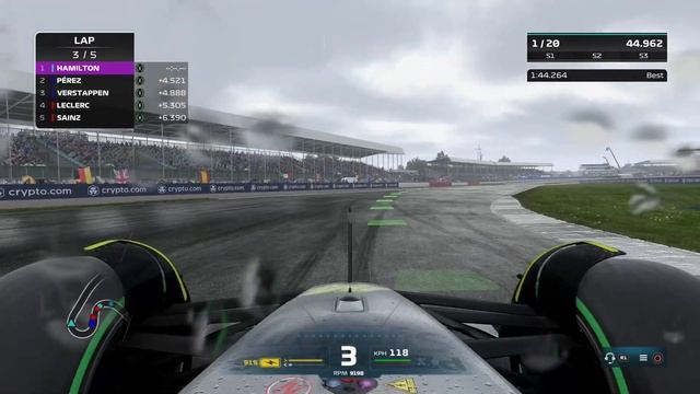(PS5) F1 22 HEAVY RAIN RACE | Ultra High Realistic Graphics Gameplay [4K 60FPS] смотреть онлайн
