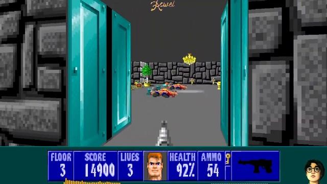 Wolfenstein 3D (1992) ► E1M3 ► I am Death Incarnate! ► 100% ► 3:57 смотреть онлайн