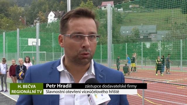 HORNÍ BEČVA: Slavnostní otevření víceúčelového hřiště смотреть онлайн
