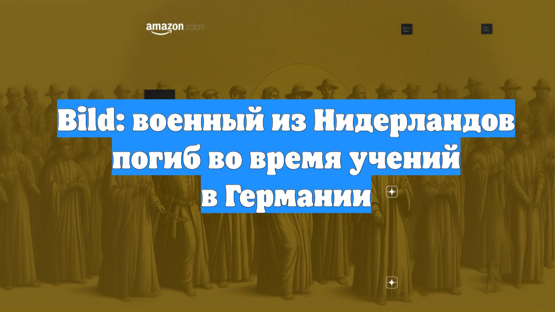 Bild: военный из Нидерландов погиб во время учений в Германии