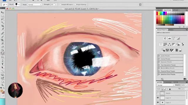 "Crying Eyes" Speed Drawing EMSART смотреть онлайн