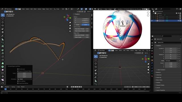 3D Modeling the 2022 World Cup Ball in Blender - Part 01 of 03 смотреть онлайн