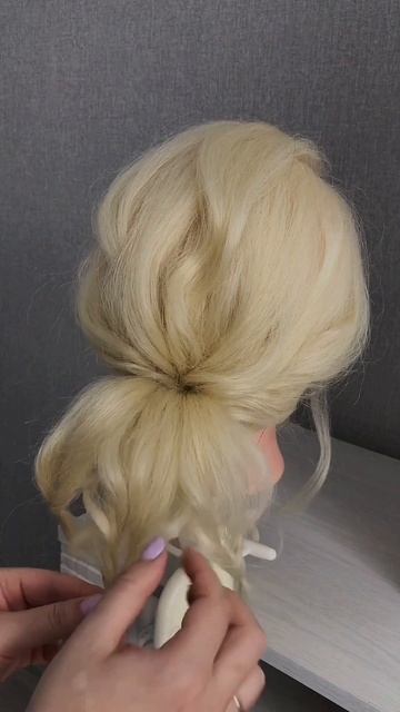 Красивая , быстрая прическа без накрутки волос. Видео урок по прически смотреть онлайн