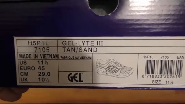 Asics Gel Lyte 3 - Workwear Pack Trainer/Sneaker Unboxing смотреть онлайн