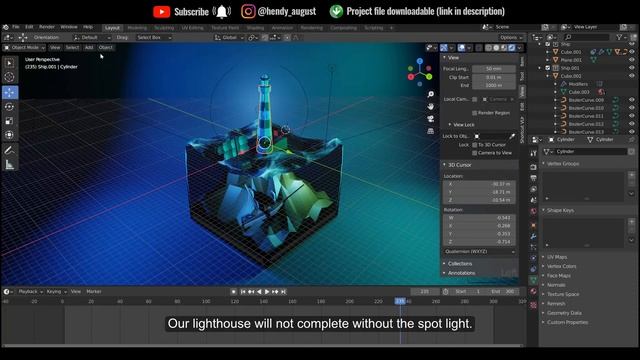 TUTORIAL | Part 4 of 4 | Looping Ocean Modifier, Scene Modeling, Animation | Blender смотреть онлайн