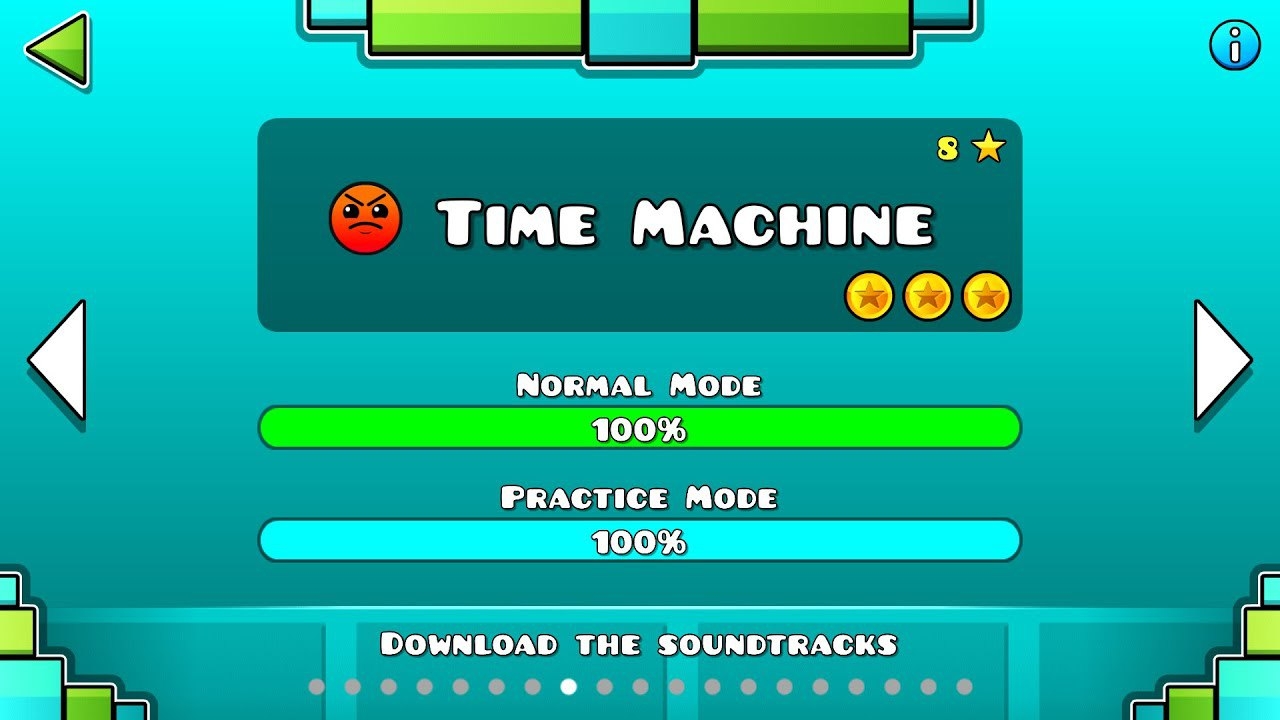 Geometry Dash - Time Machine (Все Монеты) смотреть онлайн