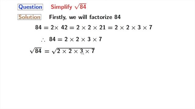How to simplify square root of 84 | Root 84 смотреть онлайн