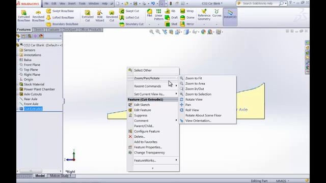 How to model a C02 Car in SOLIDWORKS смотреть онлайн