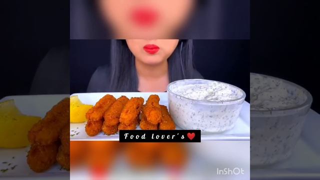 FRIED CRISPY FISH STICKS 😋 TARTAR SAUCE MUKBANG... смотреть онлайн
