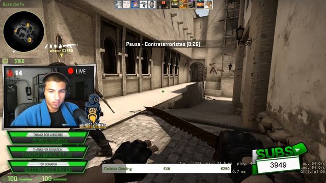 🔴 LIVESTREAM #112 : HOJE É MESMO ATÉ O GALO CANTAR - GIVEAWAY Karambit ★ | Gamma Doppler смотреть онлайн