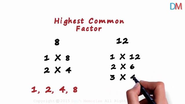 HCF (Highest Common Factor) or GCD (Greatest Common Divisor) | Don't Memorise смотреть онлайн