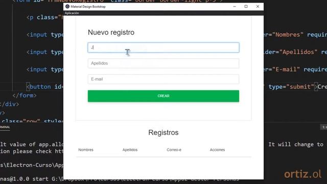 Electron Curso: 59 Codificando la Lógica para Crear un Registro de una Persona смотреть онлайн
