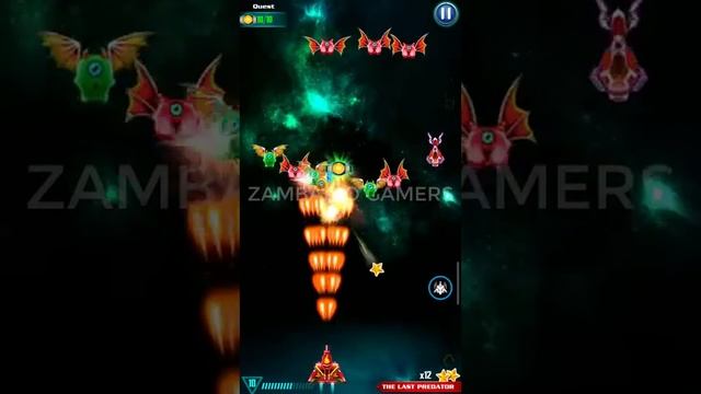 Galaxy Attack Alien Shooter The Last Predator Event | Level 1 | Boss Mantodea | Zambario Gamers смотреть онлайн