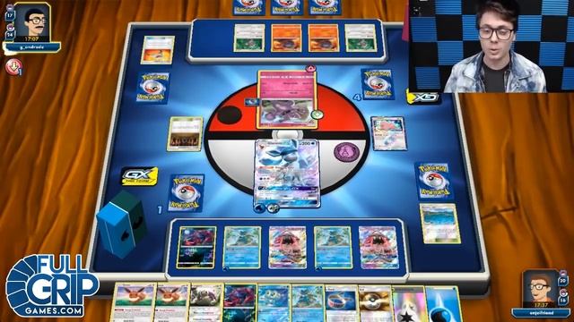 Glaceon GX / Greninja GX - Pokemon TCG Online Gameplay смотреть онлайн