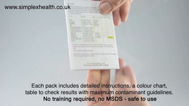 SimplexHealth 12 in One Water Test Kit смотреть онлайн