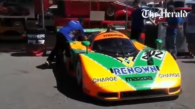 The 1991 24 Hours of Le Mans winning Mazda 787B. #classiccars смотреть онлайн