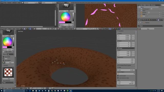 Blender 2.7 Tutorial #80: Painting & Texture Brushes (Part 2) #b3d смотреть онлайн