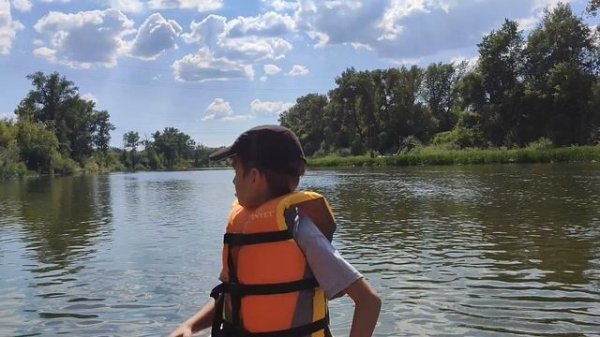 Прогулка на сапе (SUP-борде) по реке Сок.