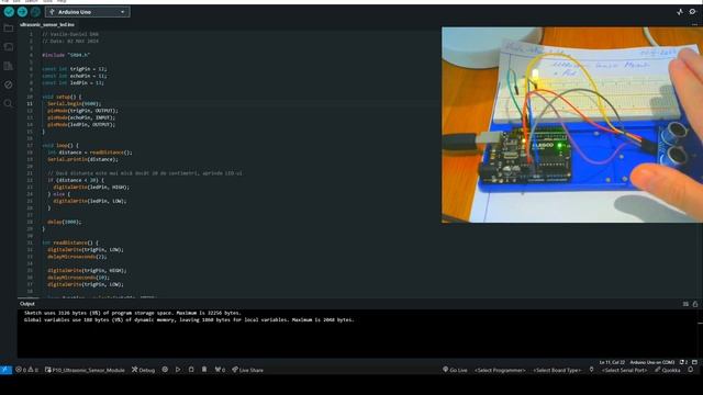 Part 1/4 - Ultrasonic Distance Measurement System with LED Feedback (EN) смотреть онлайн