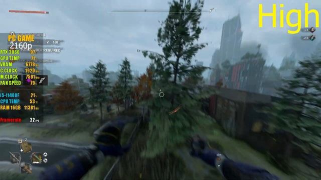 Dying Light 2 \ RTX 3060 12 GB \i5 11400f \ 2160p смотреть онлайн