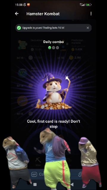 Hamster Combat Daily Combo 19.06.24 карточки для хомяков забери 5 000000 #hamsterkombat #dailycombo смотреть онлайн
