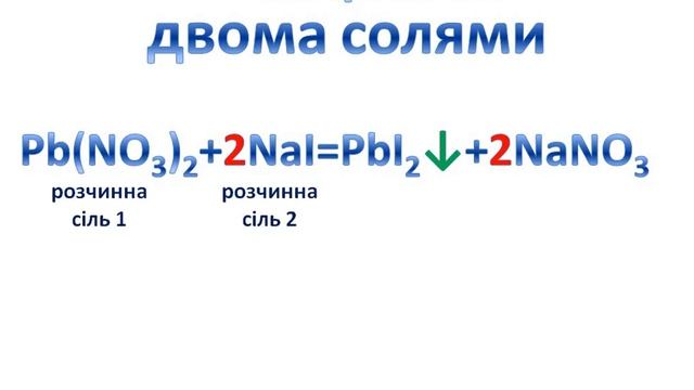 Хімічні властивості солей. Реакції між двома солями смотреть онлайн