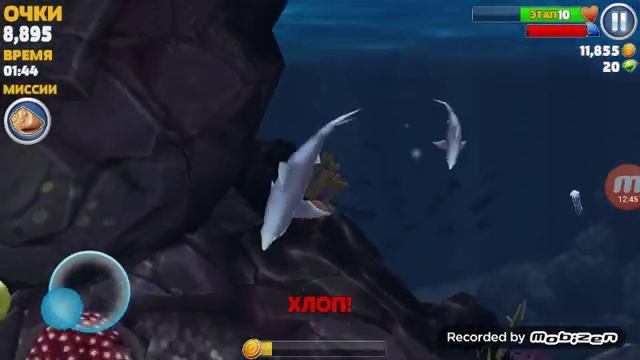 Прохождение игры Hungry shark часть 1 смотреть онлайн