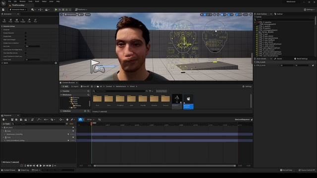 How to Rig your Metahuman`s Face Tutorial in Unreal Engine 5 смотреть онлайн