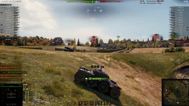 World of Tanks- Panhard EBR 90- отличный бой н а малиновке смотреть онлайн
