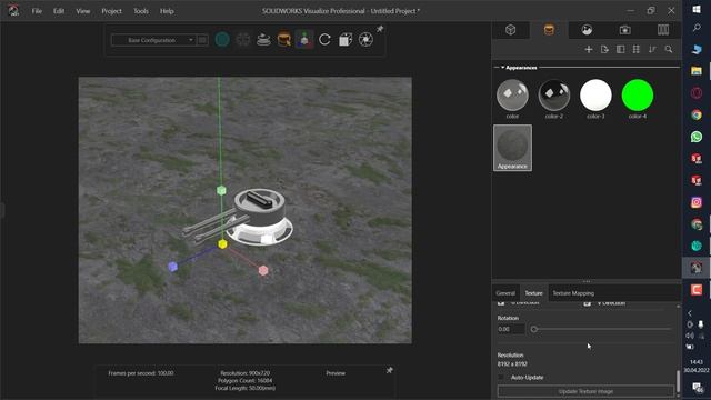 Star Wars Turret on SOLIDWORKS Visualize смотреть онлайн