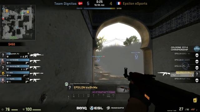 [HUN] ESL One Cologne 2014 - Negyeddöntők - Team Dignitas vs. Epsilon Esports (Map 1) смотреть онлайн