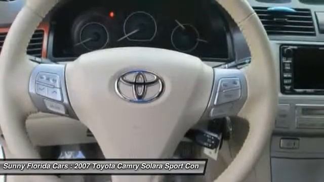 2007 Toyota Camry Solara Sport Convertible Bradenton FL 34205 смотреть онлайн